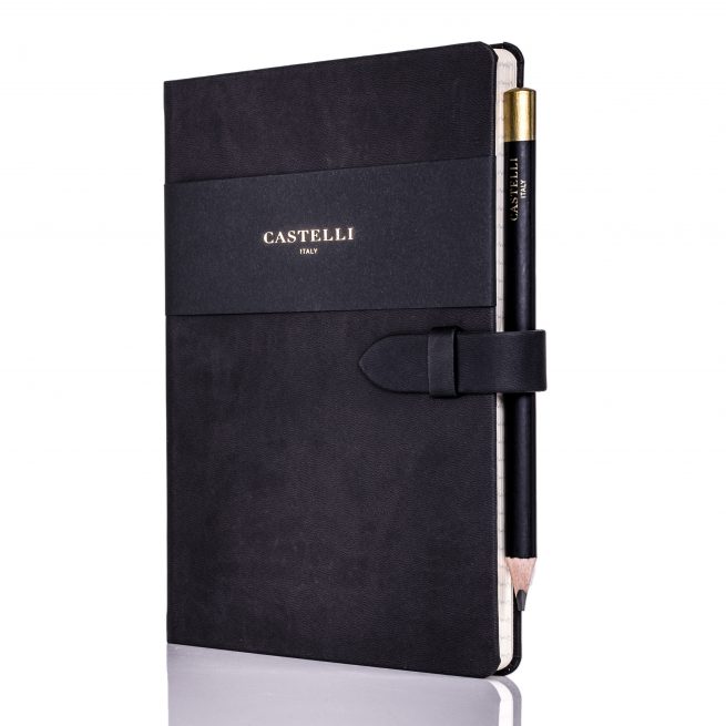 Graphite Mirabeau Medium Notebook Profile