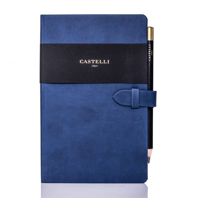 China Blue Mirabeau Medium Notebook