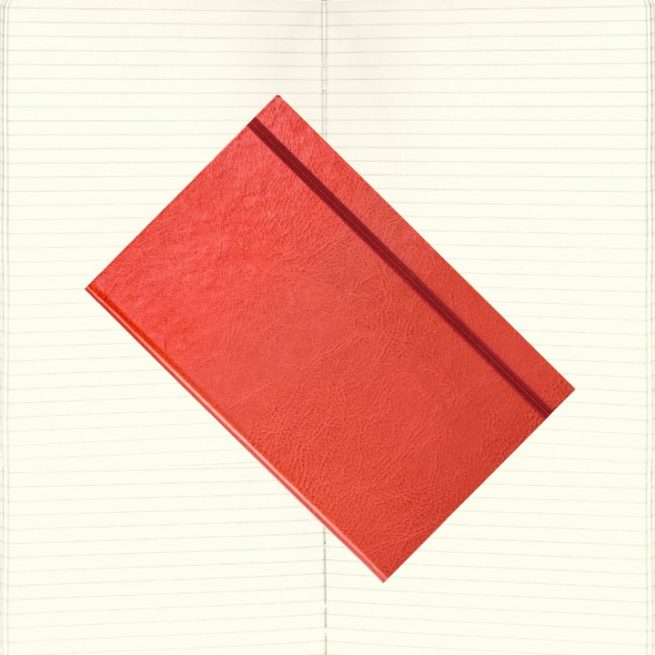 Ivory Sherwood Notebook Medium Orange q24-60-654 mount