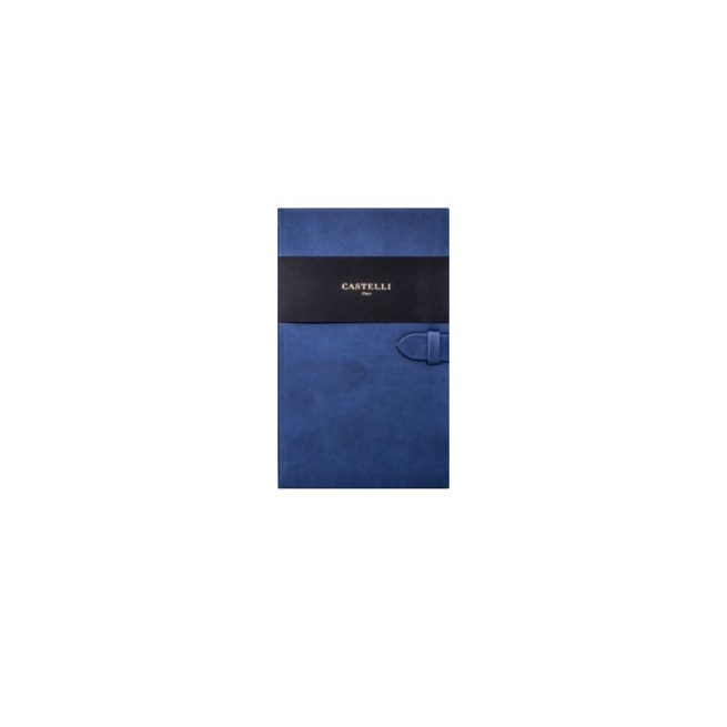 Mirabeau Ivory Pocket Notebook China Blue q21-6d-481 flat