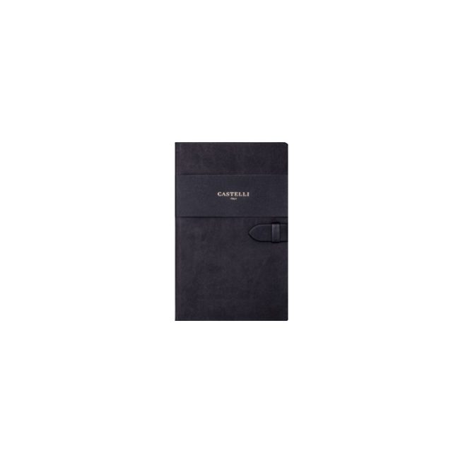 Mirabeau Ivory Pocket Notebook Graphite q21-6d-464 flat