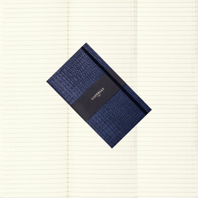 Oceania Pocket Notebook Blue Mounted