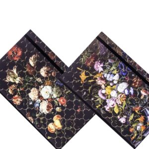 Vintage Floral Castelli Designer Medium Notebook